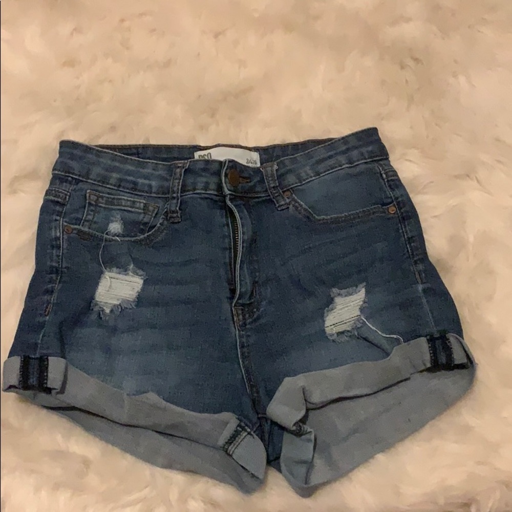 Blue shorts